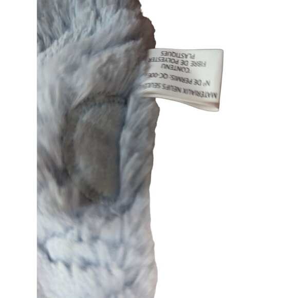 Demdaco Giraffe Plush Lovey Rattle Security Baby Blanket 14" Blue - Picture 10 of 11